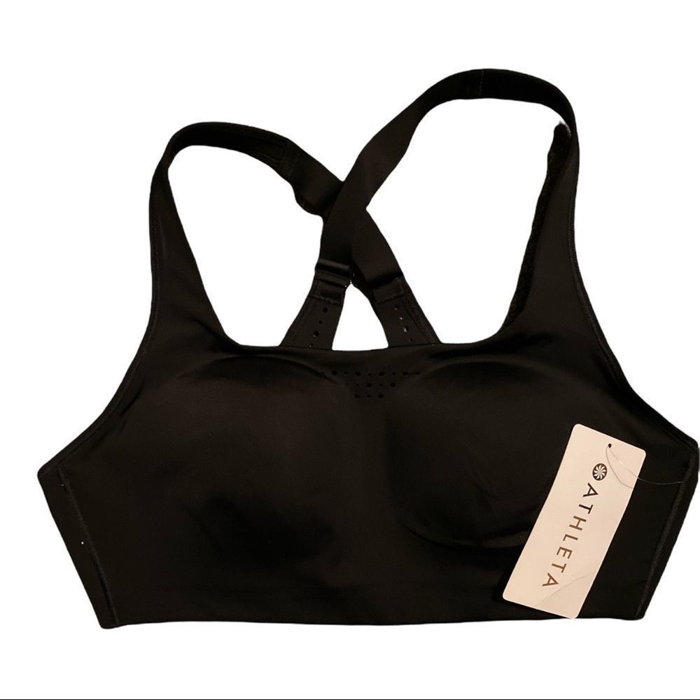 Athleta Phenomena Bra 38D NWT Black Adjustable​
